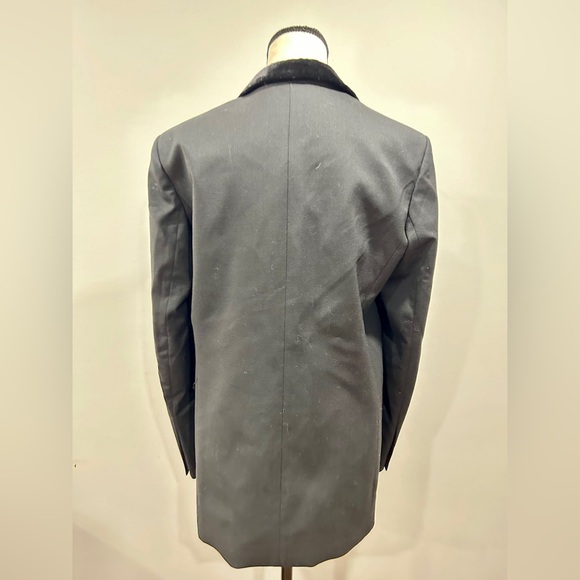 Sandro Size 42 (10, XL) Women's Nicky Velvet-Pocket Blazer - Picture 7 of 14
